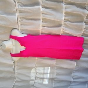 Hot pink dress